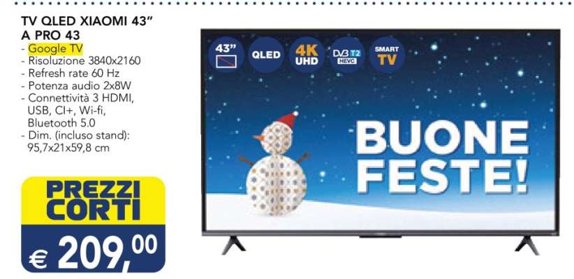 TV OLED XIAOMI 43” A PRO 43