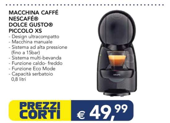 MACCHINA CAFFÈ NESCAFÉ® DOLCE GUSTO® PICCOLO XS