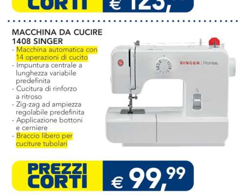 MACCHINA DA CUCIRE 1408 SINGER