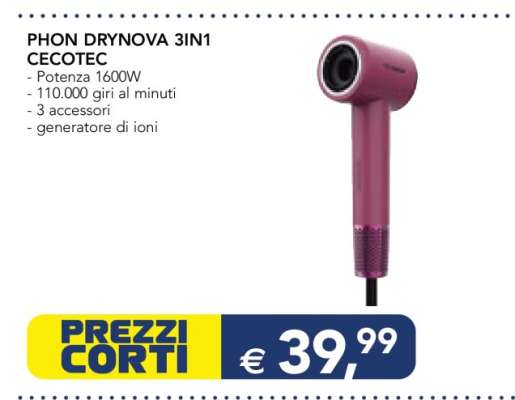 PHON DRYNOVA 3IN1 CECOTEC