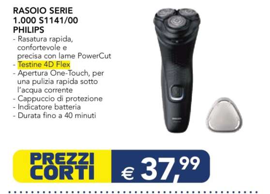 RASOIO SERIE 1.000 S1141/00 PHILIPS