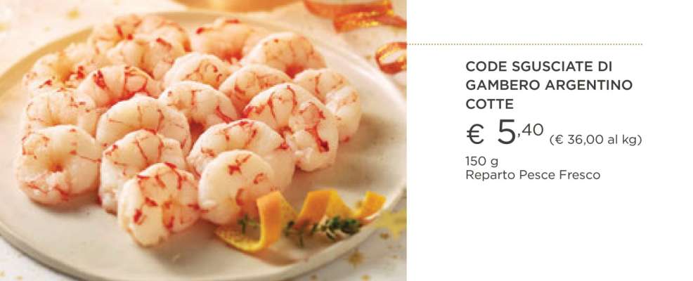 CODE SGUSCIATE DI GAMBERO ARGENTINO COTTE