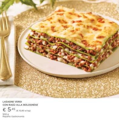 LASAGNE VERDI CON RAGÙ ALLA BOLOGNESE