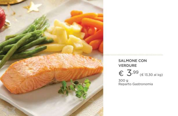 SALMONE CON VERDURE