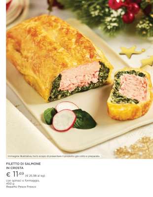 Filetto di salmone in crosta