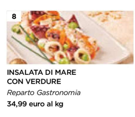 Insalata di mare con verdure