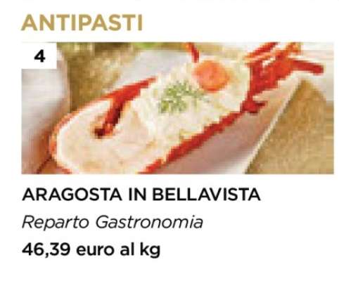 ARAGOSTA IN BELLAVISTA