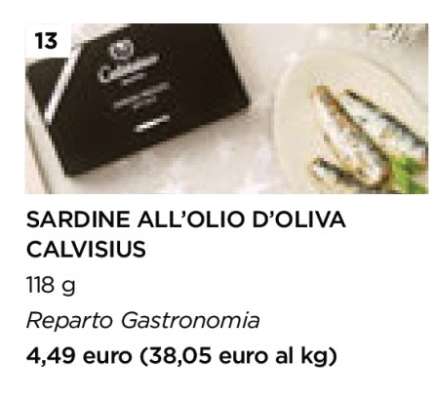 SARDINE ALL’OLIO D’OLIVA CALVISIUS