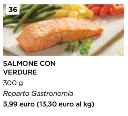 SALMONE CON VERDURE