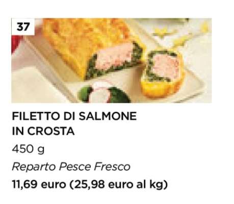 Filetto di salmone in crosta