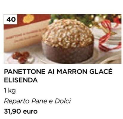 PANETTONE AI MARRON GLACÉ ELISENDA