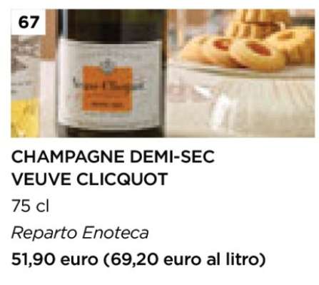 CHAMPAGNE DEMI-SEC VEUVE CLICQUOT