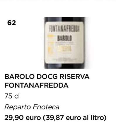 BAROLO DOCG RISERVA FONTANAFREDDA
