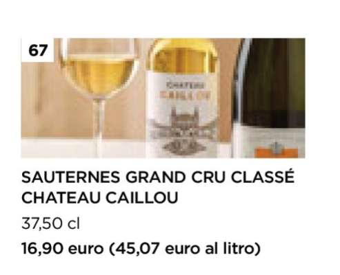 SAUTERNES GRAND CRU CLASSÉ CHATEAU CAILLOU