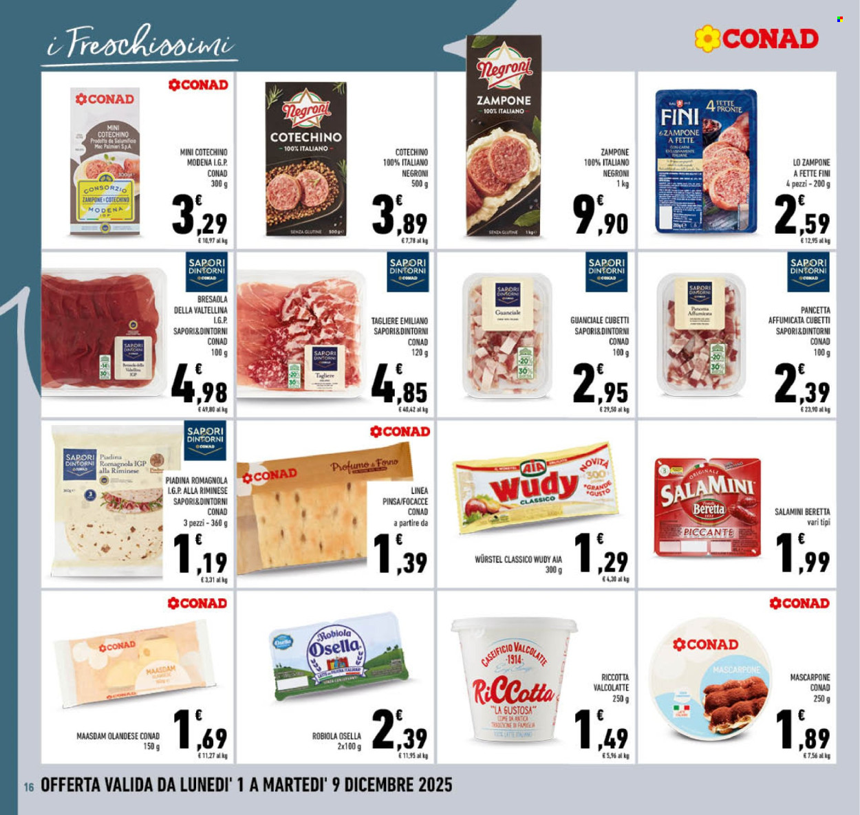 Volantino Conad - 1/12/2025 - 9/12/2025. Pagina 16