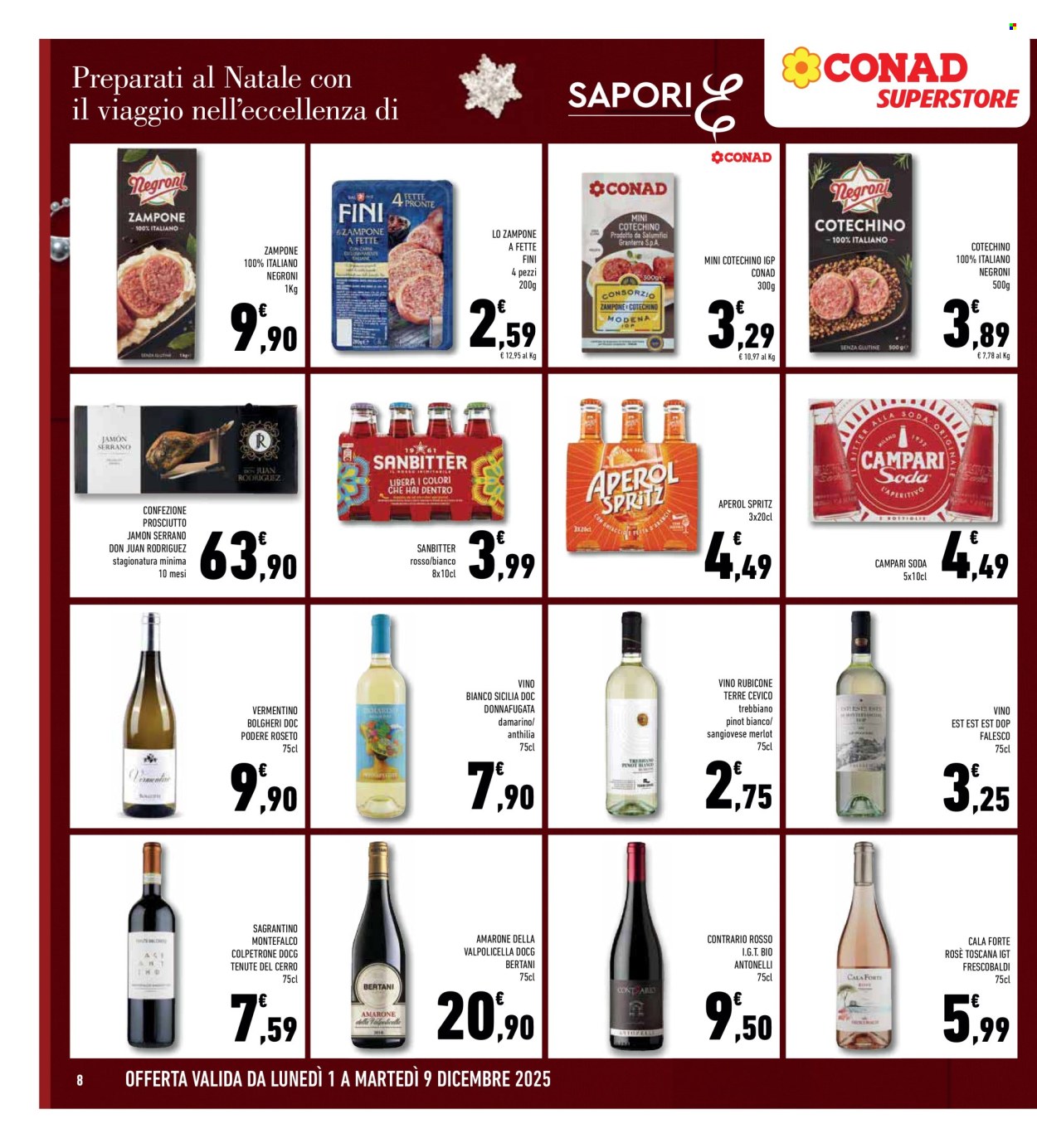 Volantino Conad Superstore - 1/12/2025 - 9/12/2025. Pagina 8