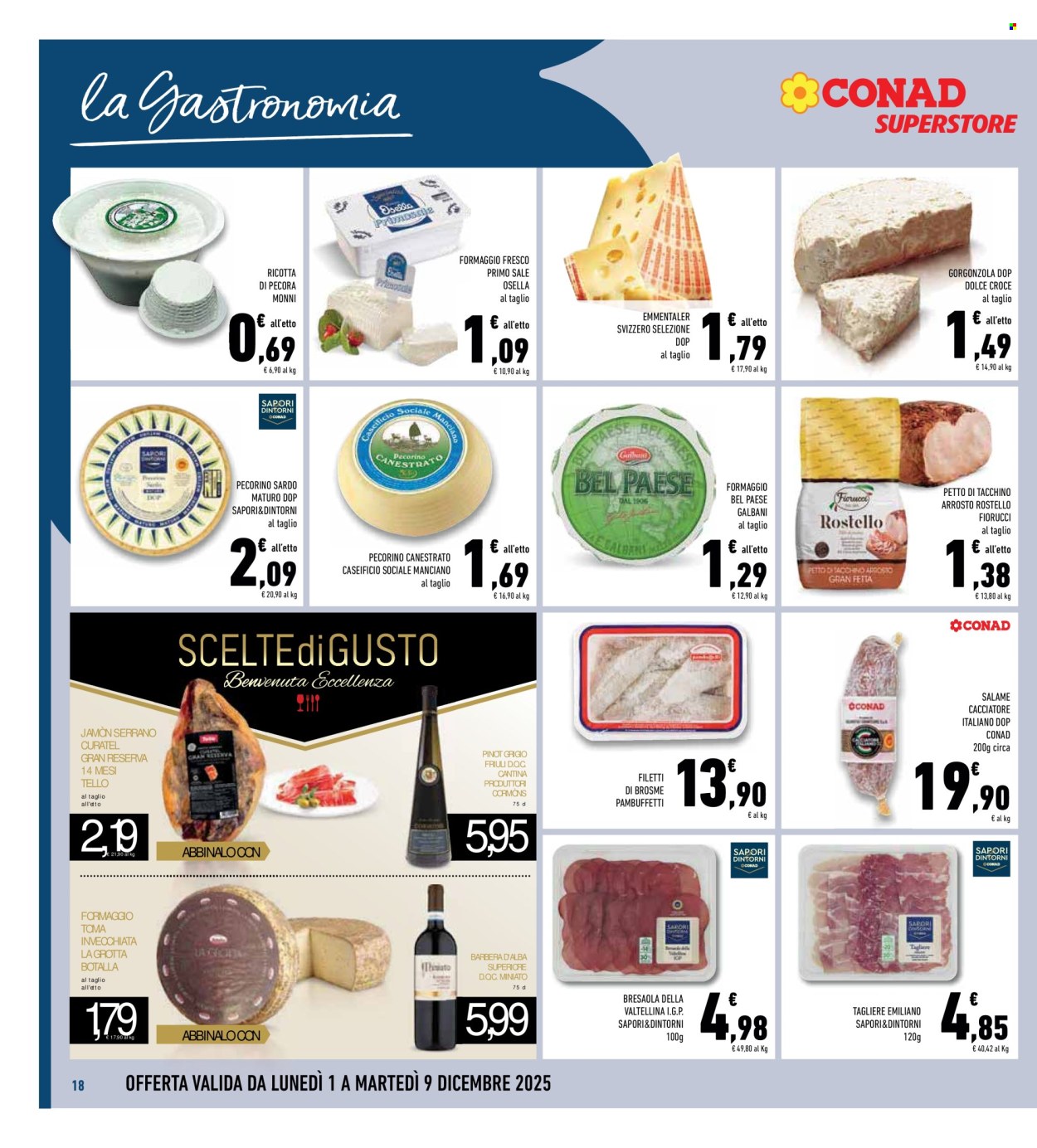Volantino Conad Superstore - 1/12/2025 - 9/12/2025. Pagina 18