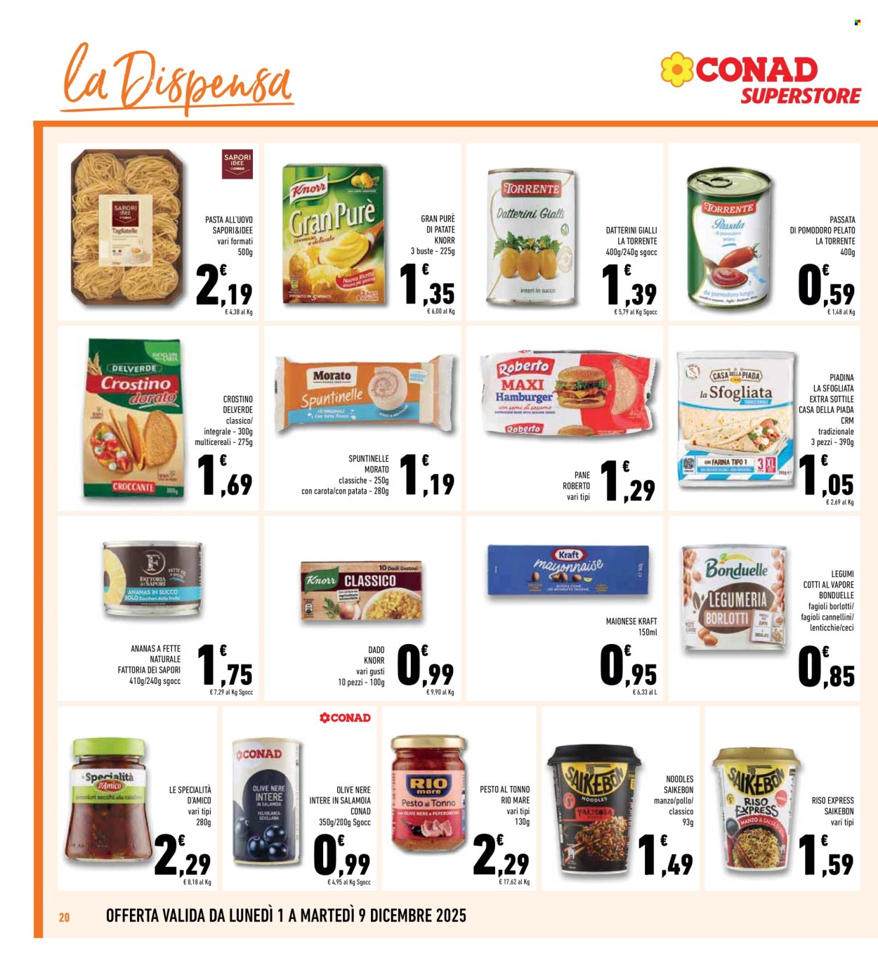 Volantino Conad Superstore - 1/12/2025 - 9/12/2025. Pagina 20