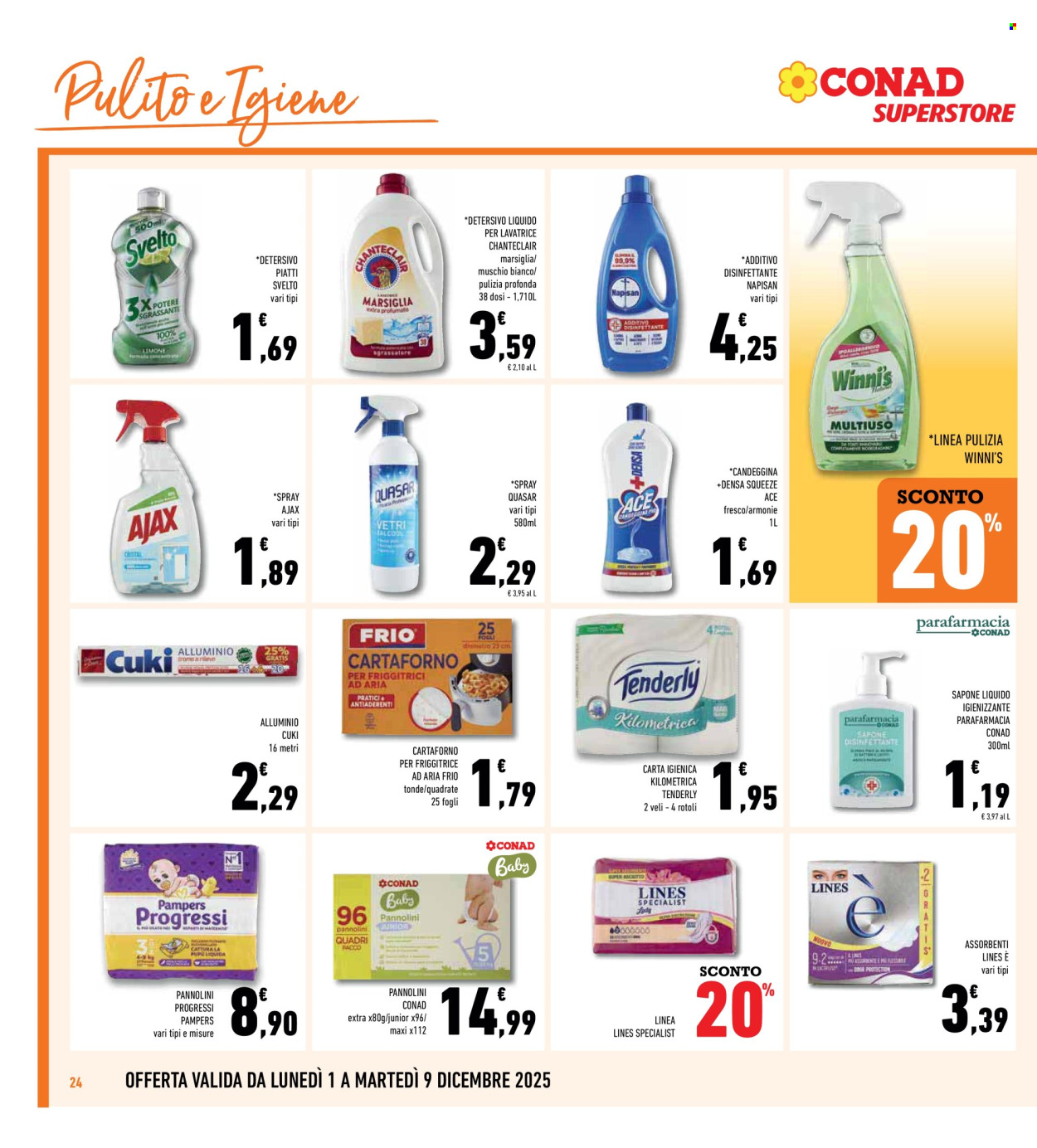 Volantino Conad Superstore - 1/12/2025 - 9/12/2025. Pagina 24