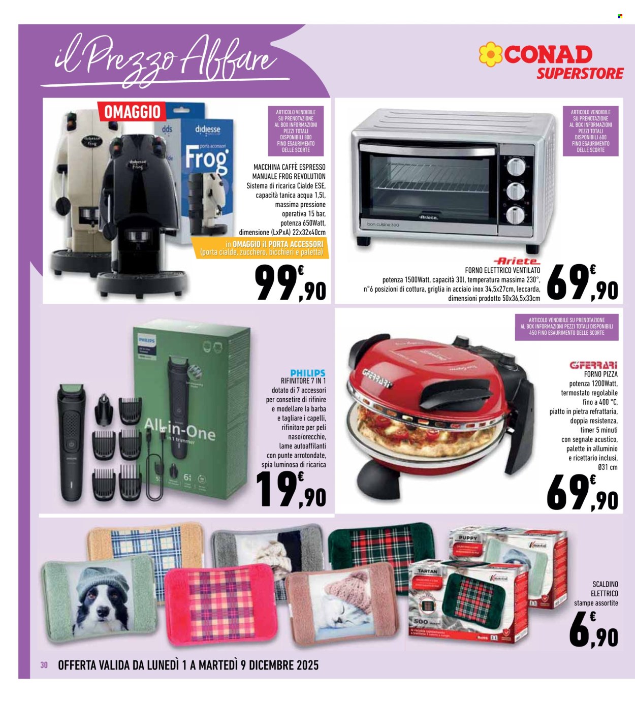 Volantino Conad Superstore - 1/12/2025 - 9/12/2025. Pagina 30