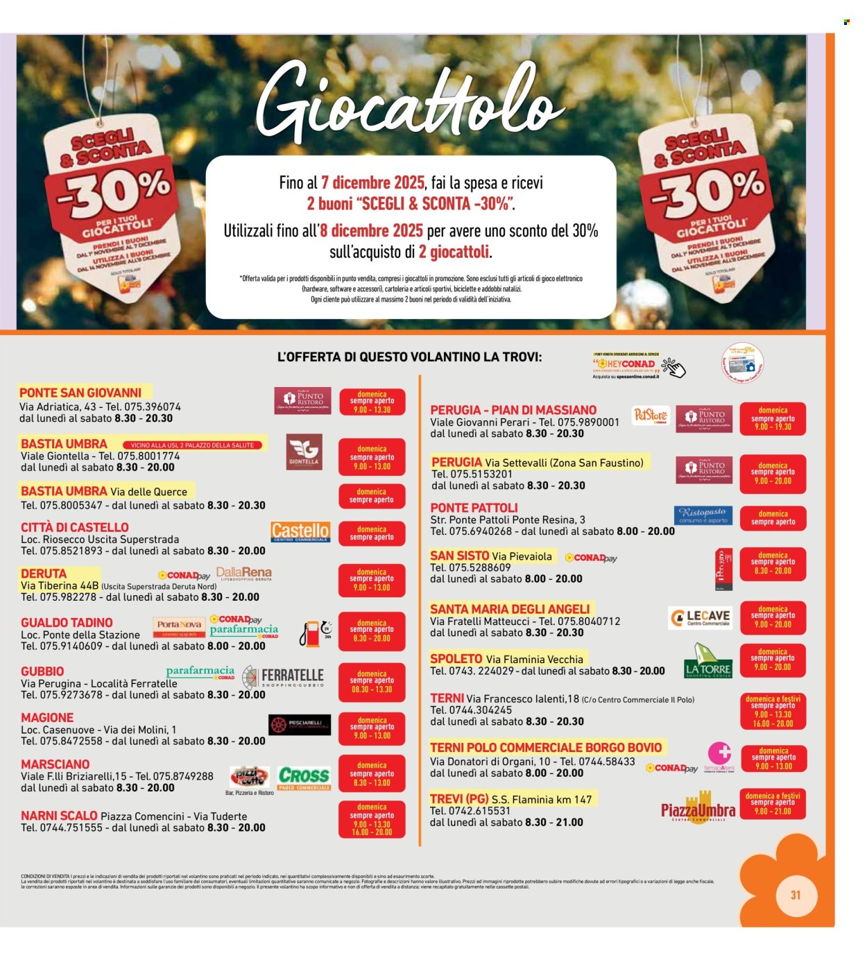 Volantino Conad Superstore - 1/12/2025 - 9/12/2025. Pagina 31
