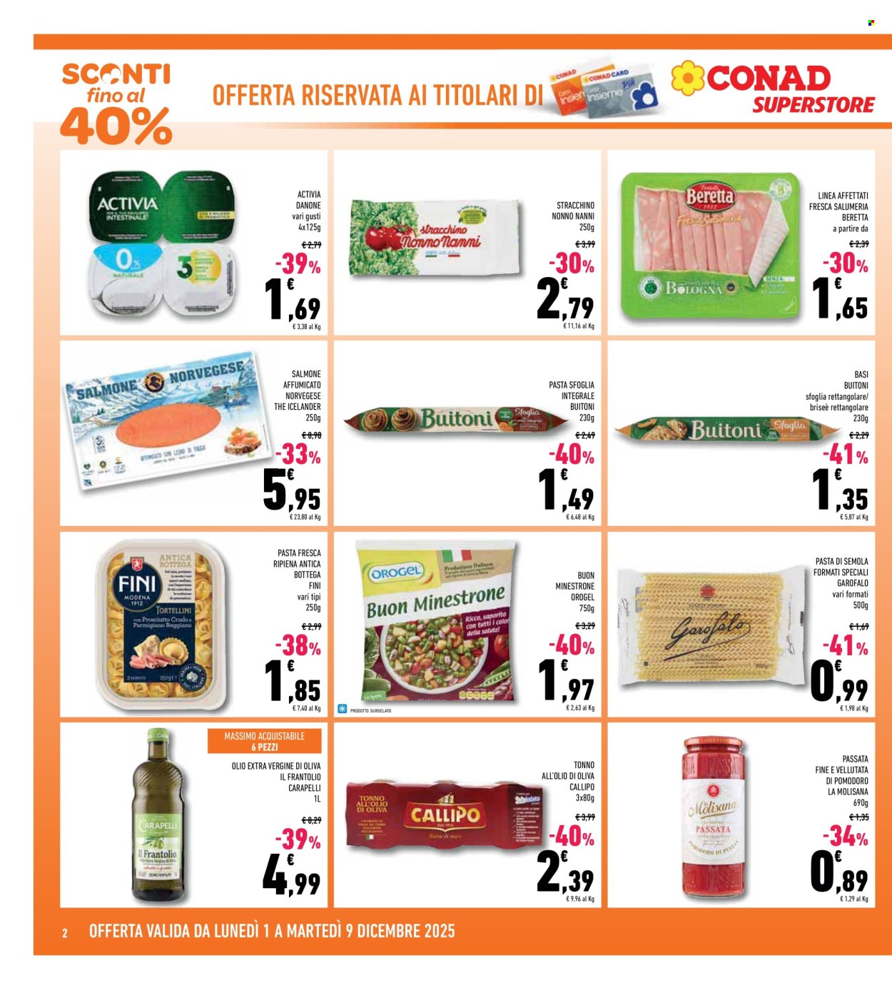 Volantino Conad Superstore - 1/12/2025 - 9/12/2025. Pagina 2
