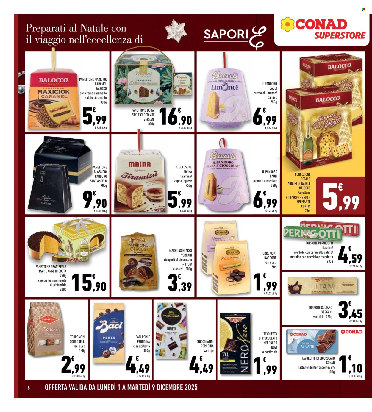 Volantino Conad Superstore - 1/12/2025 - 9/12/2025. Pagina 6