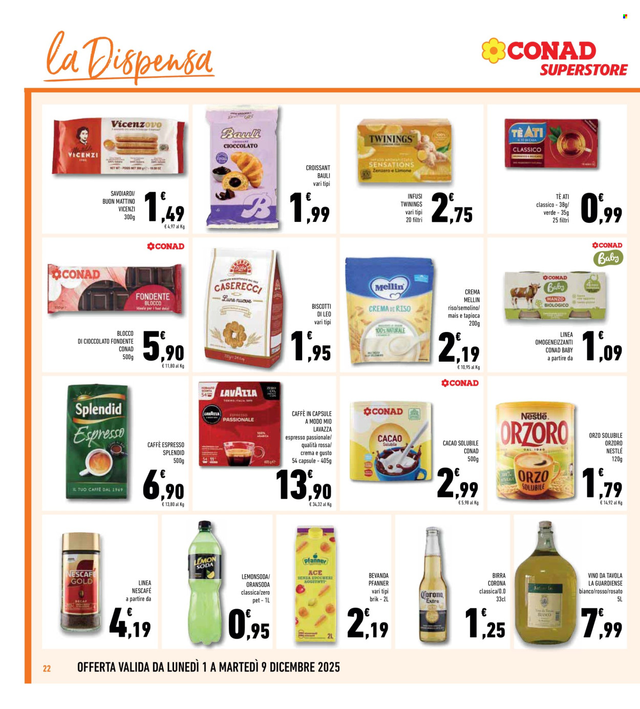 Volantino Conad Superstore - 1/12/2025 - 9/12/2025. Pagina 22