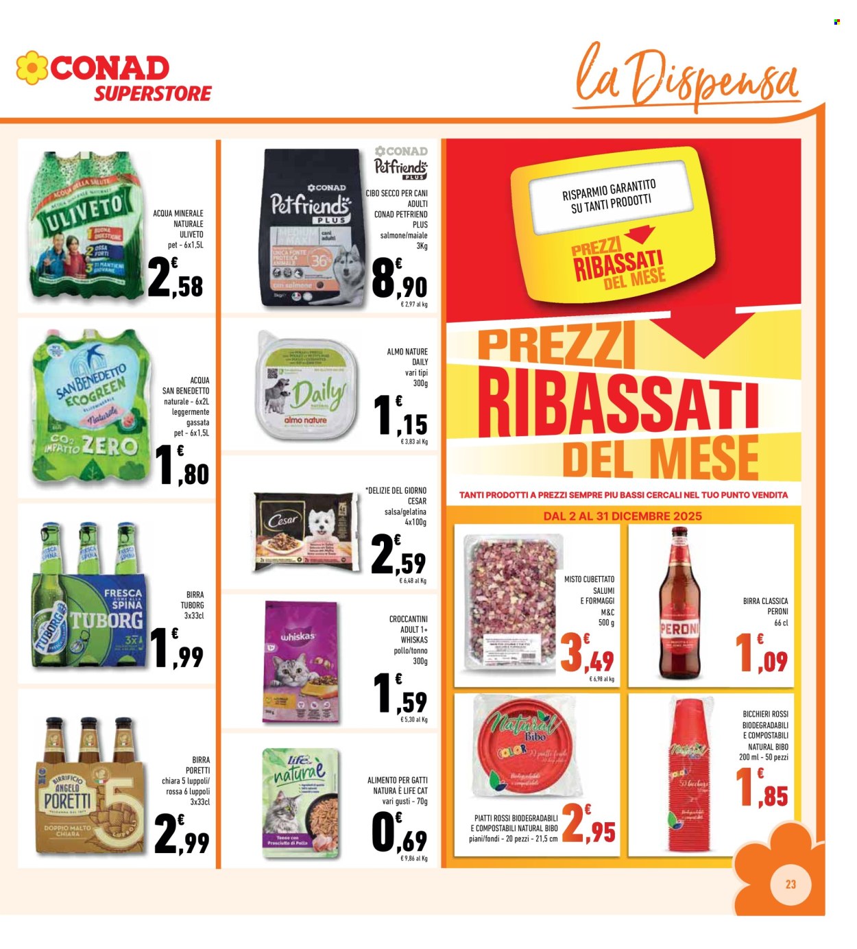 Volantino Conad Superstore - 1/12/2025 - 9/12/2025. Pagina 23