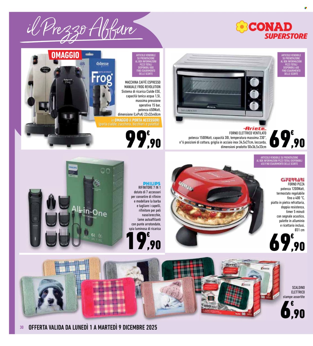 Volantino Conad Superstore - 1/12/2025 - 9/12/2025. Pagina 30