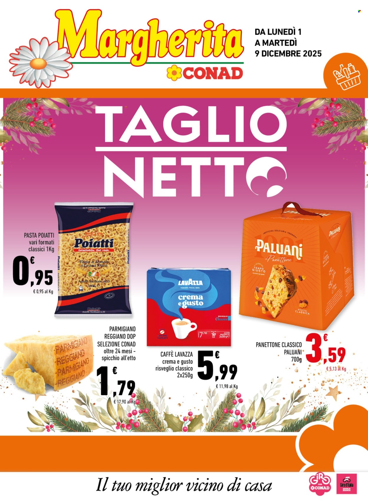 Volantino Margherita Conad - 1/12/2025 - 9/12/2025. Pagina 1