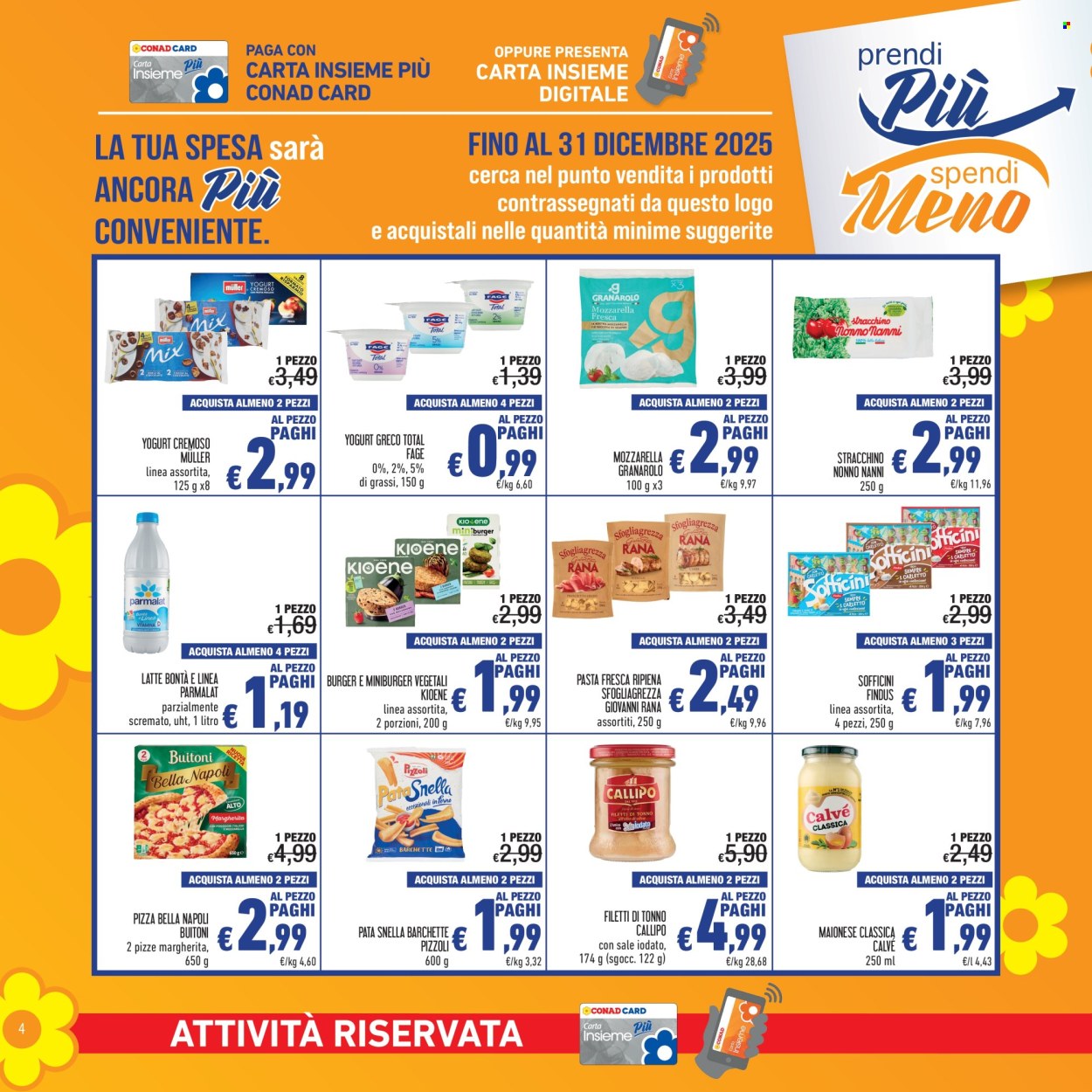 Volantino Spesa Facile Conad - 1/12/2025 - 31/12/2025. Pagina 4