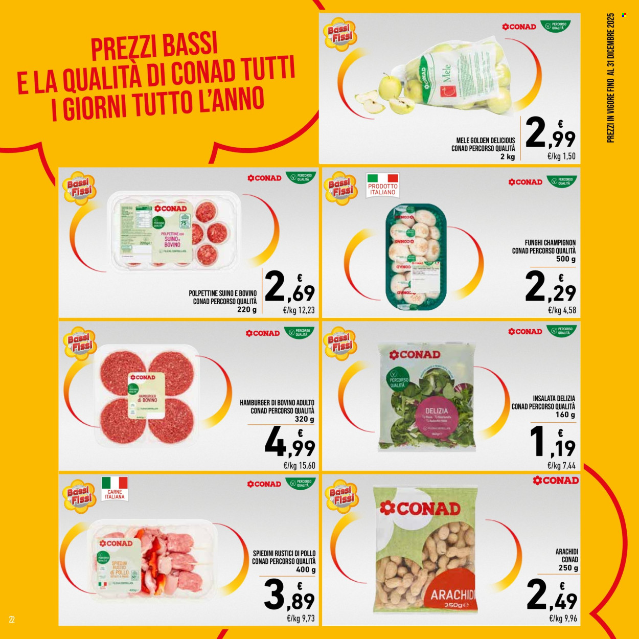 Volantino Spesa Facile Conad - 1/12/2025 - 31/12/2025. Pagina 2