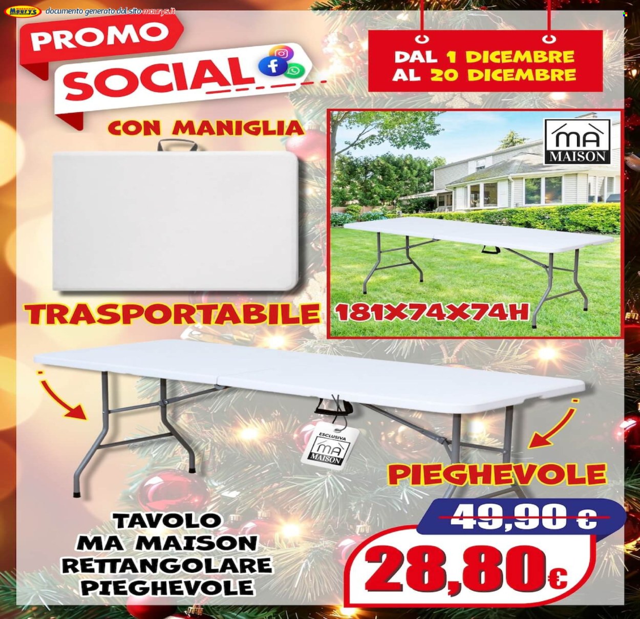 Volantino Maury's - 1/12/2025 - 20/12/2025. Pagina 3