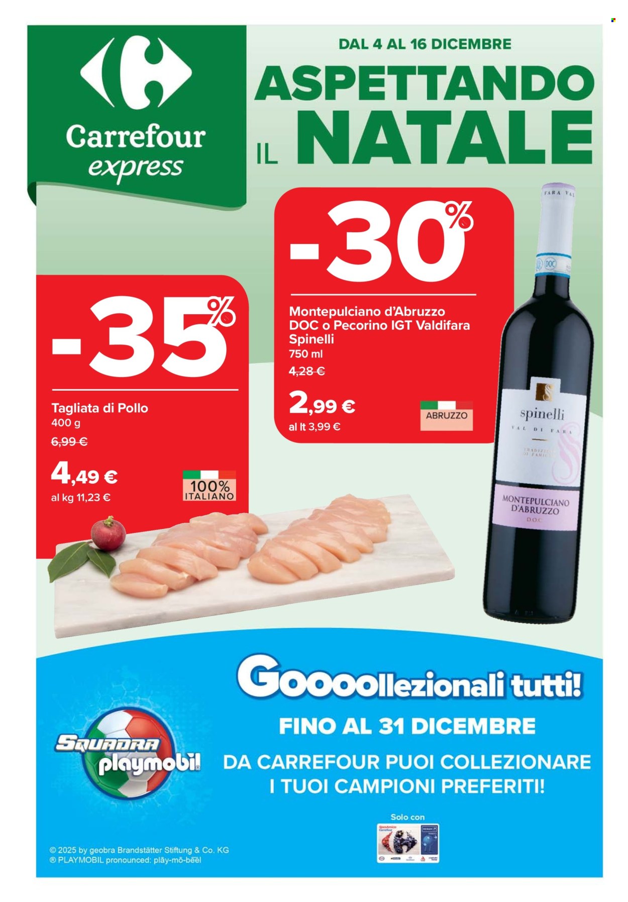 Volantino Carrefour - 4/12/2025 - 16/12/2025. Pagina 1