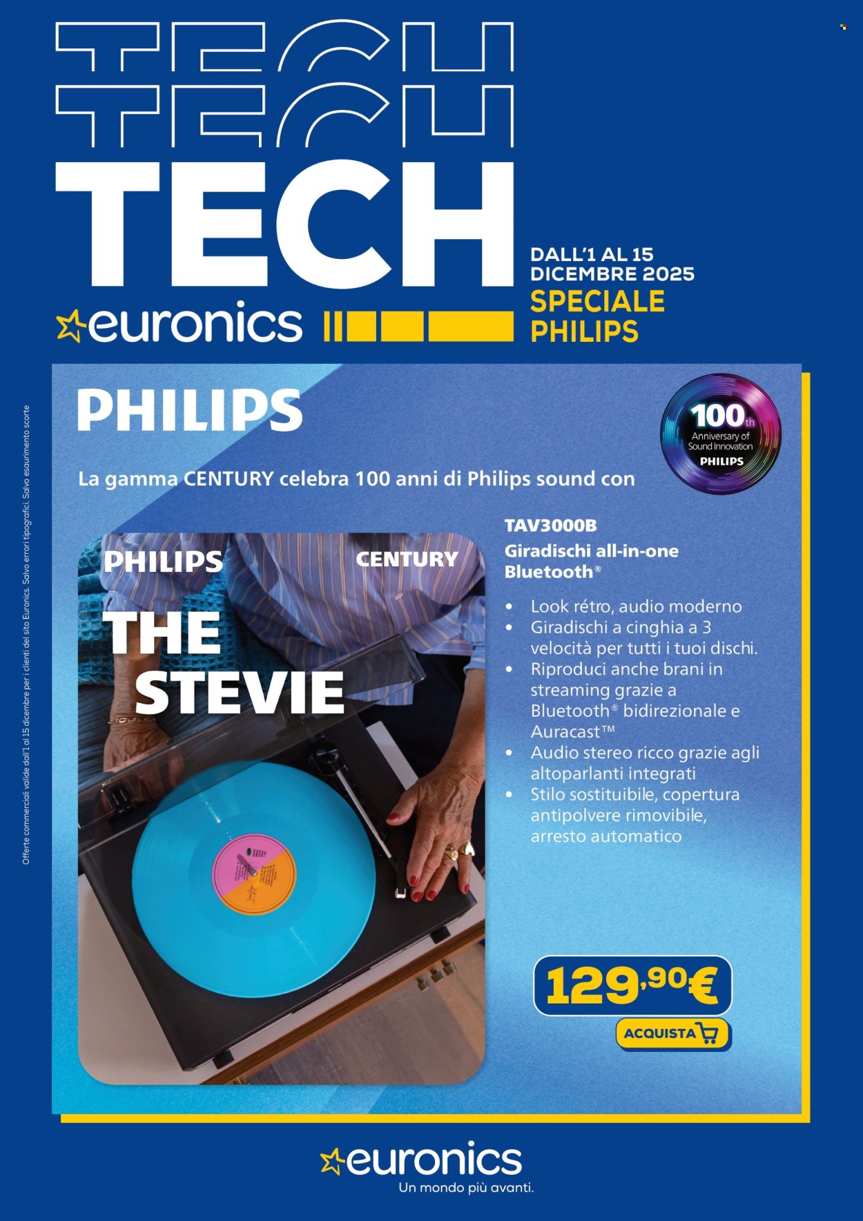 Volantino Euronics - 1/12/2025 - 15/12/2025. Pagina 1