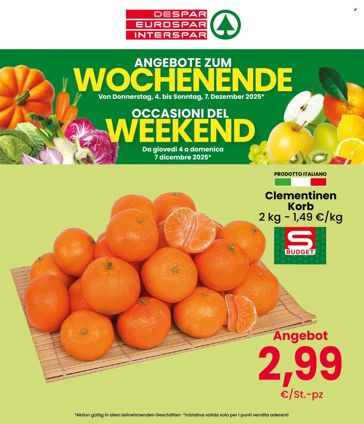 Volantino Despar - 4/12/2025 - 7/12/2025. Pagina 1