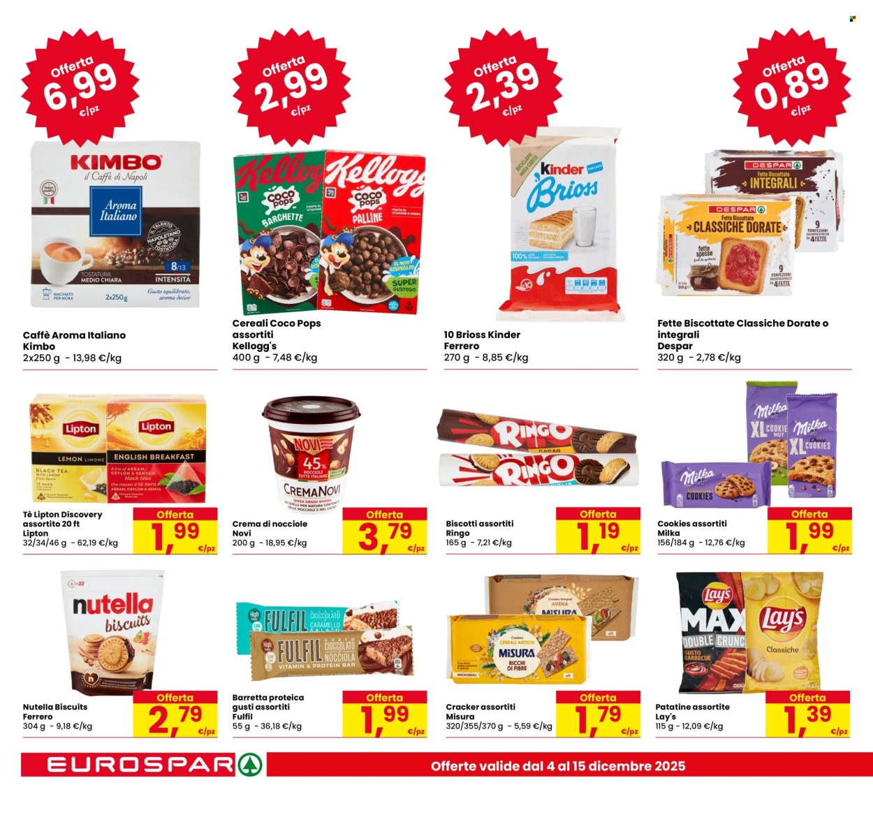 Volantino Eurospar - 4/12/2025 - 15/12/2025. Pagina 18
