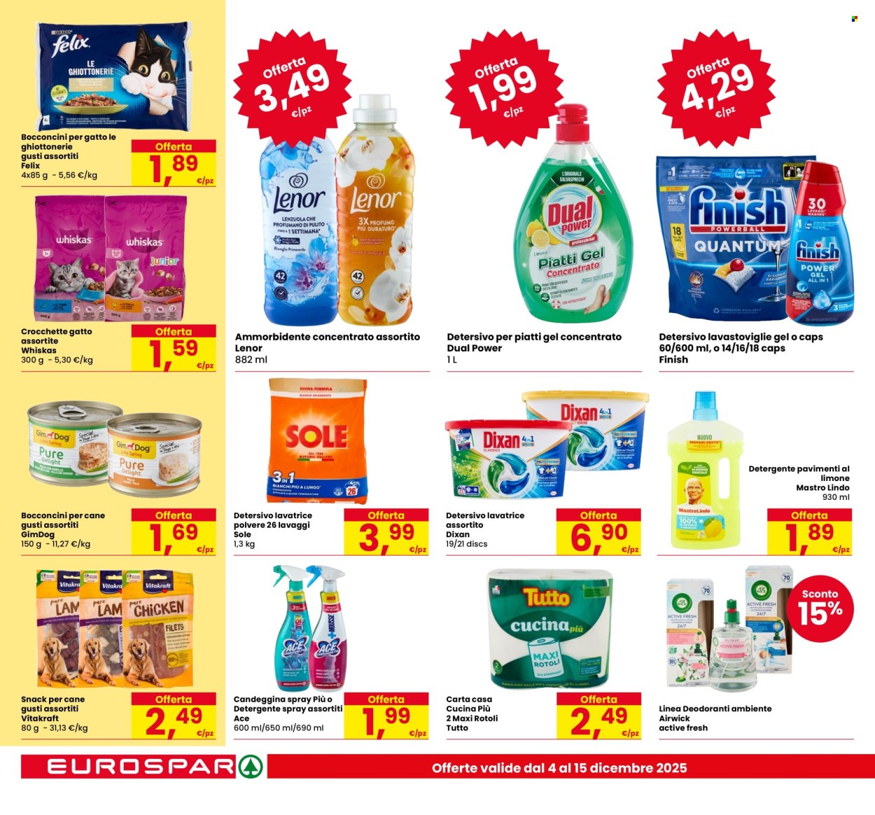 Volantino Eurospar - 4/12/2025 - 15/12/2025. Pagina 22