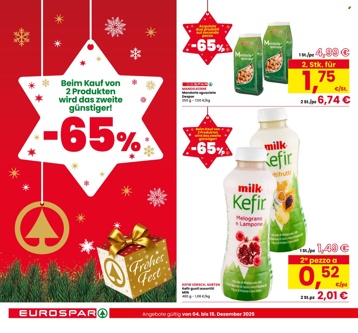 Volantino Eurospar - 4/12/2025 - 15/12/2025. Pagina 2