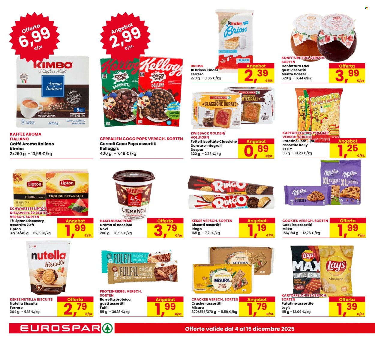 Volantino Eurospar - 4/12/2025 - 15/12/2025. Pagina 18