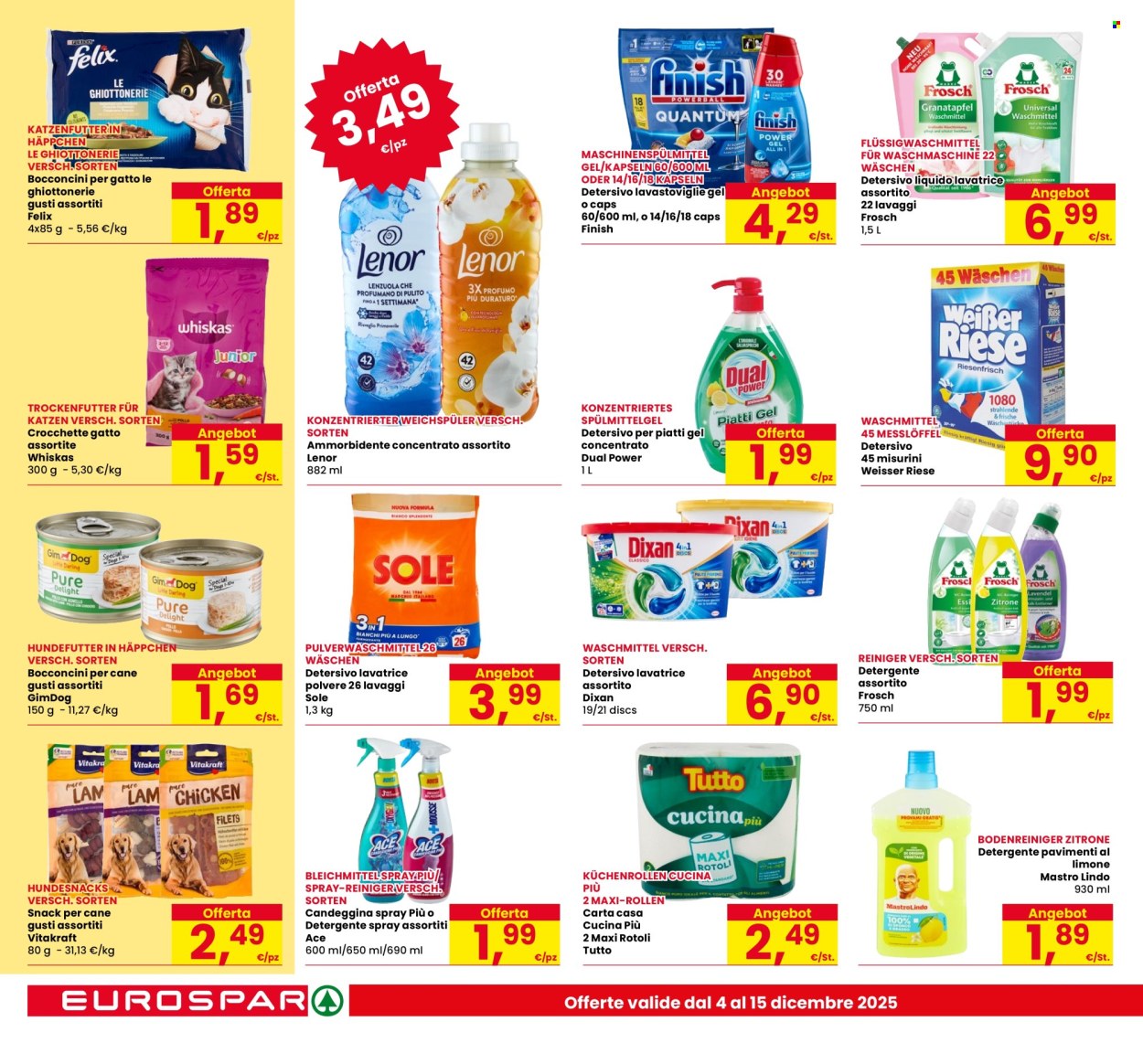 Volantino Eurospar - 4/12/2025 - 15/12/2025. Pagina 22