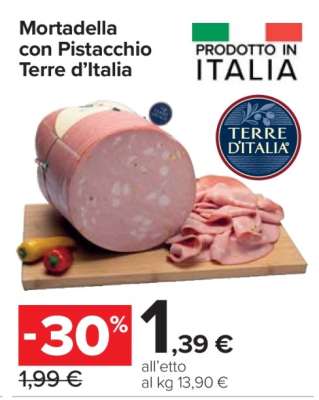 Mortadella con Pistacchio Terre d’Italia