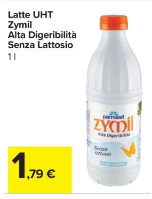 Latte UHT Zymil Alta Digeribilità Senza Lattosio