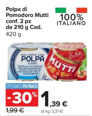 POLPA DI POMODORO MUTTI