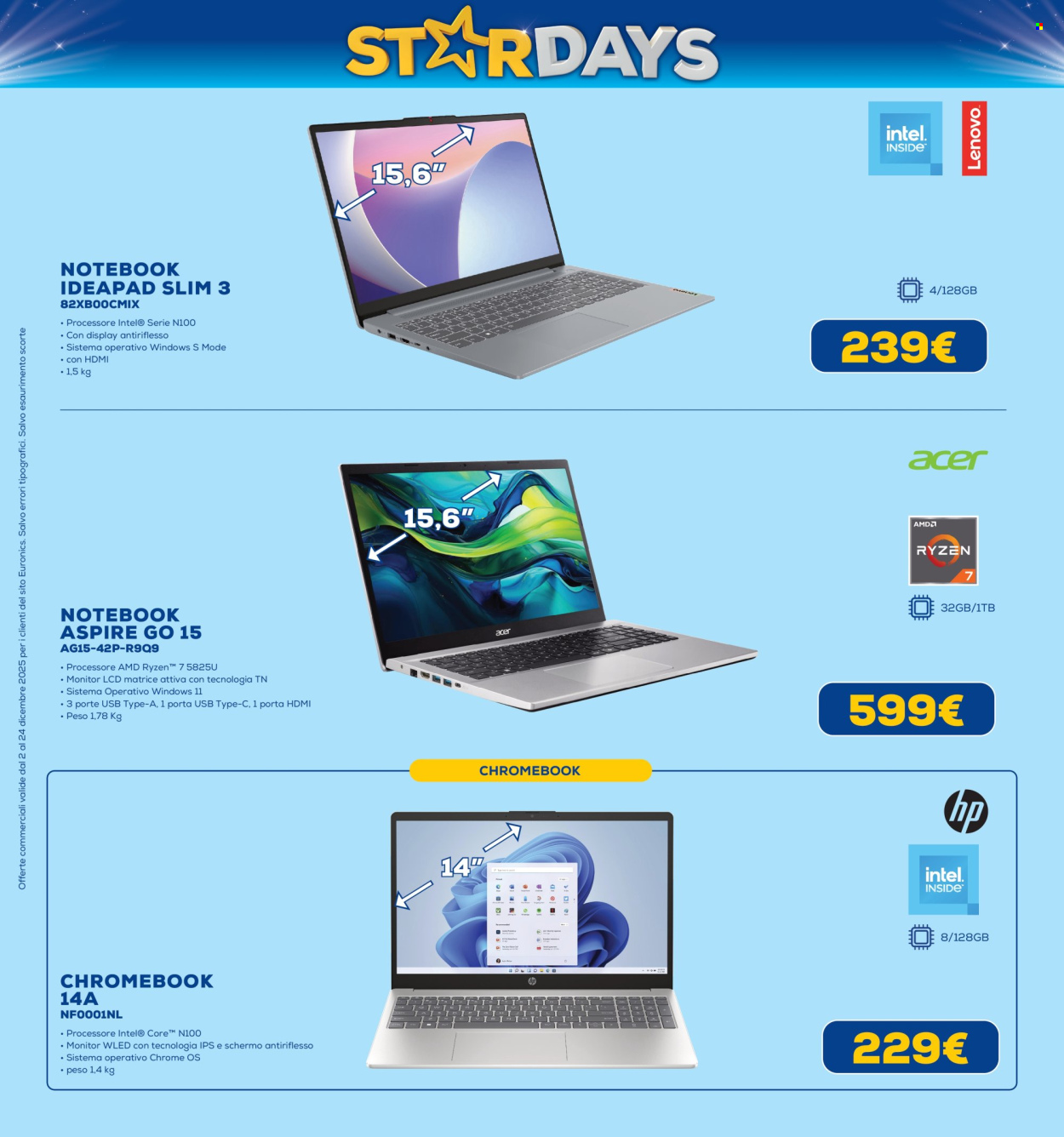 Volantino Euronics - 2/12/2025 - 24/12/2025. Pagina 6