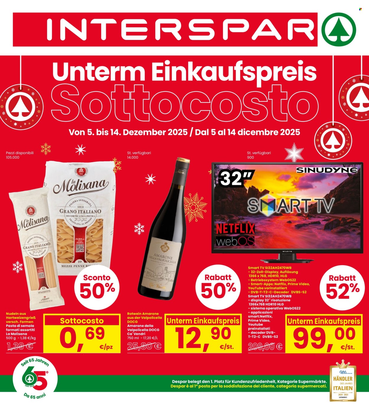 Volantino Interspar - 5/12/2025 - 14/12/2025. Pagina 1