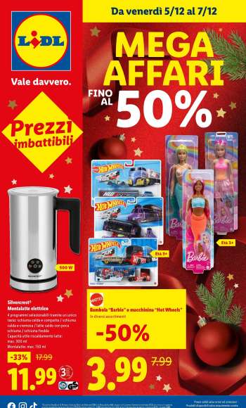 Volantino Lidl - 5/12/2025 - 7/12/2025.