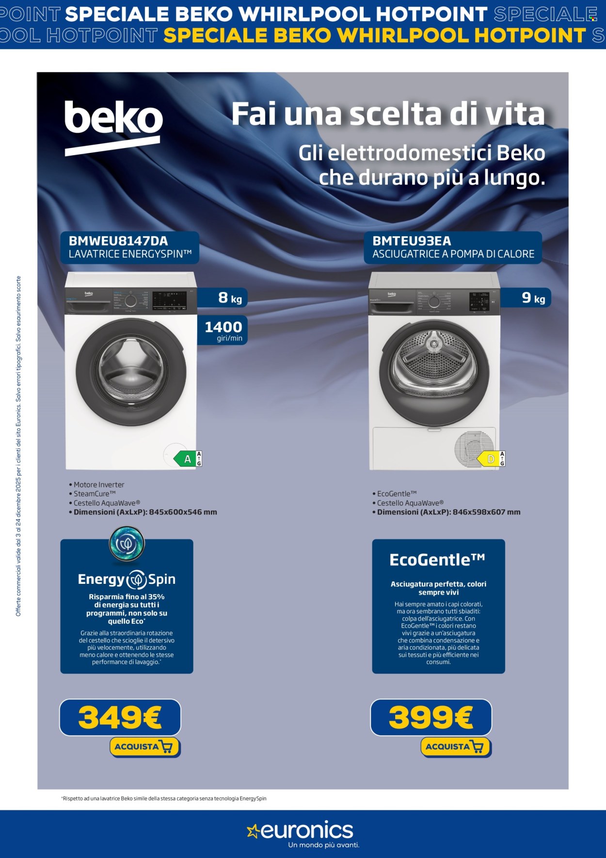 Volantino Euronics - 3/12/2025 - 24/12/2025. Pagina 10