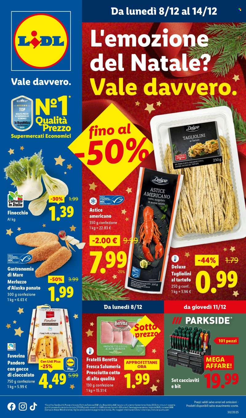 Volantino Lidl - 8/12/2025 - 14/12/2025.